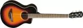 Yamaha - 3\/4 Size Acoustic\/Electric Guitar - Old Violin Burst